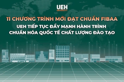 11 chương trình mới đạt chuẩn FIBAA: UEH tiếp tục đẩy mạnh hành trình chuẩn hóa quốc tế chất lượng đào tạo