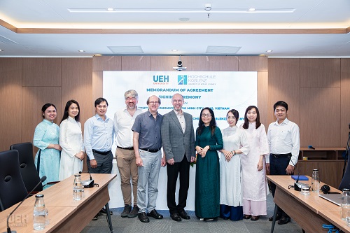 Đại học Kinh tế Thành phố Hồ Chí Minh ký kết biên bản hợp tác với Đại học Khoa học Ứng dụng Koblenz (Đức): Hợp tác triển khai chương trình song bằng quốc tế và trao đổi sinh viên thường niên