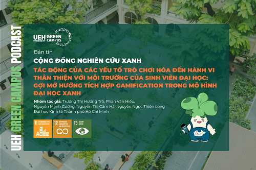 [Contribution Research] Tác động của “Gamification” đến hành vi thân thiện với môi trường của sinh viên đại học