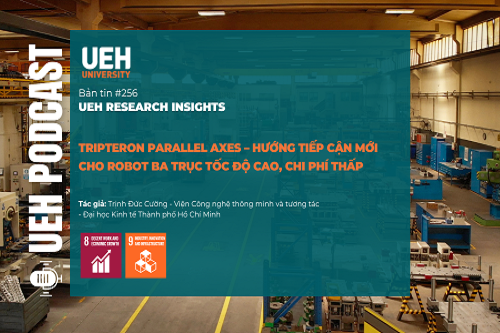 [Research Contribution] Tripteron Parallel Axes – Hướng tiếp cận mới cho robot ba trục tốc độ cao, chi phí thấp