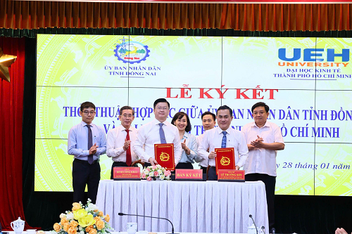 Đồng Nai và Đại học Kinh tế Thành phố Hồ Chí Minh ký kết hợp tác giai đoạn 2026-2030