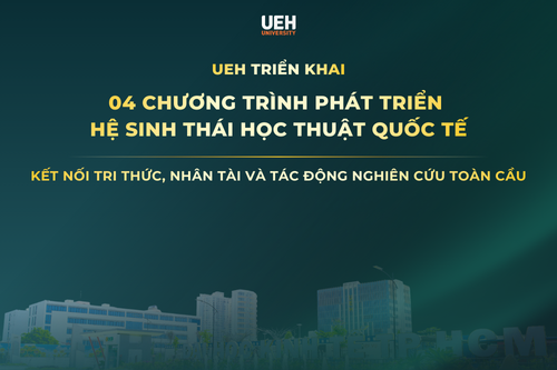 UEH triển khai 04 chương trình phát triển hệ sinh thái học thuật quốc tế năm 2026: Kết nối tri thức nhân tài và tác động nghiên cứu toàn cầu