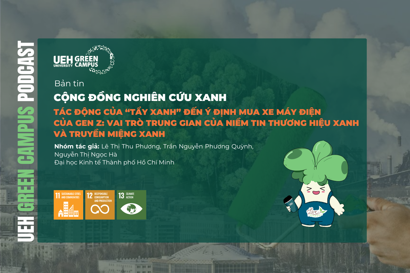 [Contribution Research] Tác động của “tẩy xanh” đến ý định mua xe máy điện của Gen Z: Vai trò trung gian của niềm tin thương hiệu xanh và truyền miệng xanh