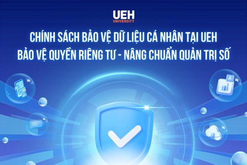 UEH ban hành Chính sách bảo vệ dữ liệu cá nhân, tăng cường quản trị và nâng chuẩn bảo mật các bên liên quan 