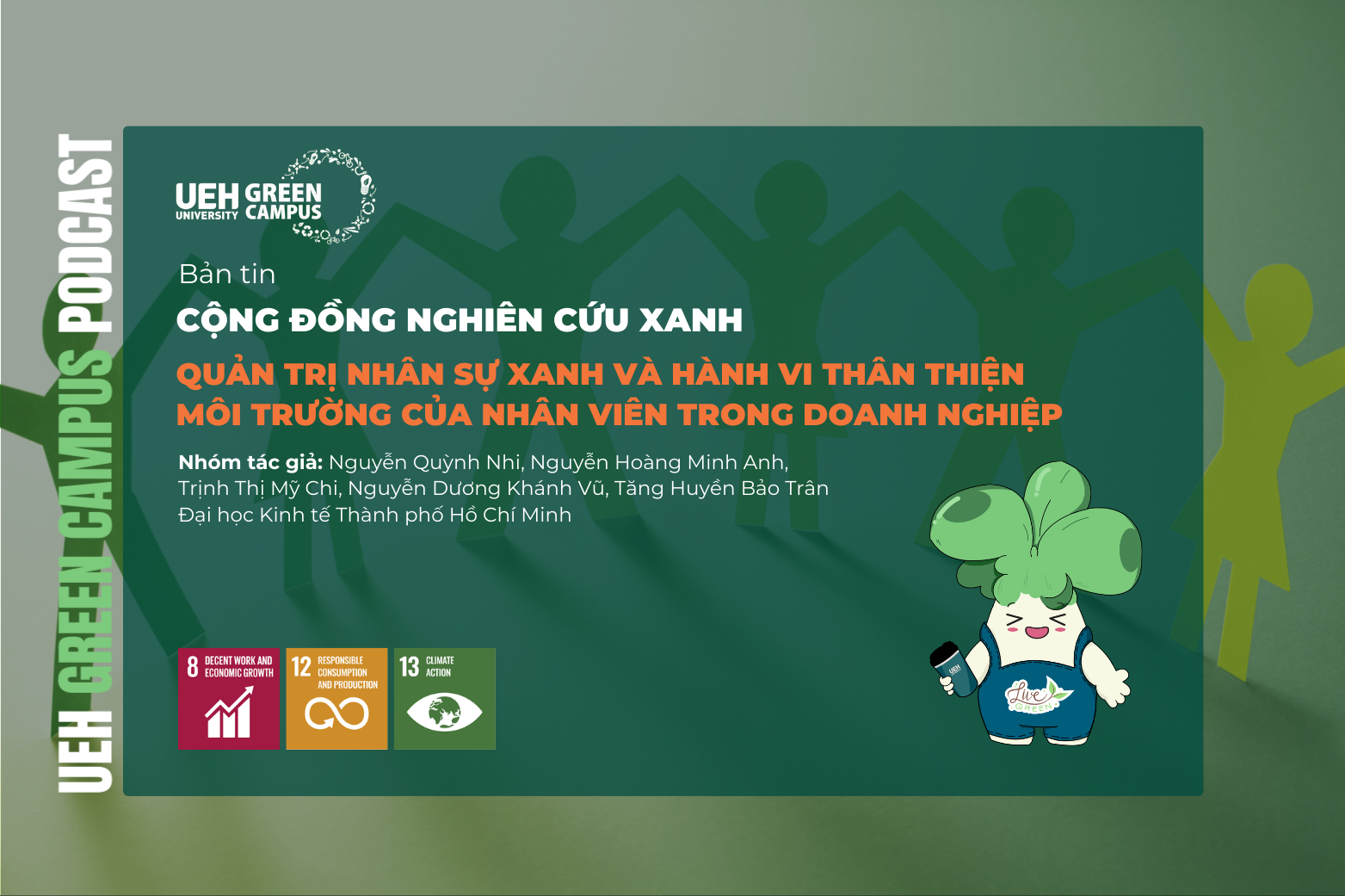 [Research Contribution] Quản trị nhân sự xanh và hành vi thân thiện môi trường của nhân viên trong Doanh nghiệp