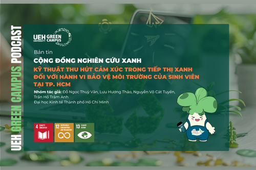 [Research Contribution] Kỹ thuật thu hút cảm xúc trong tiếp thị xanh đối với hành vi bảo vệ môi trường của sinh viên tại TP. HCM