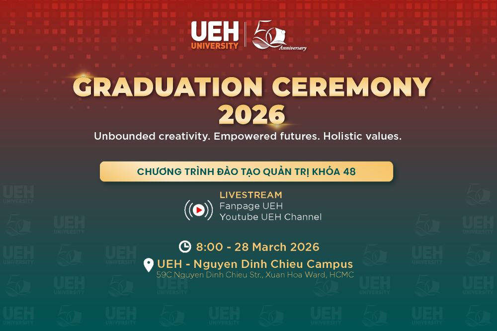 [LIVE] Lễ Tốt nghiệp UEH Chương trình đào tạo Quản trị Khóa 48