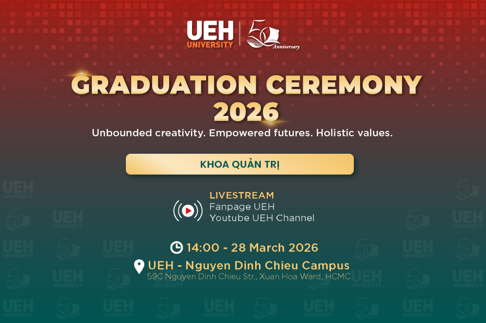 [LIVE] Lễ Tốt nghiệp UEH Khoa Quản trị