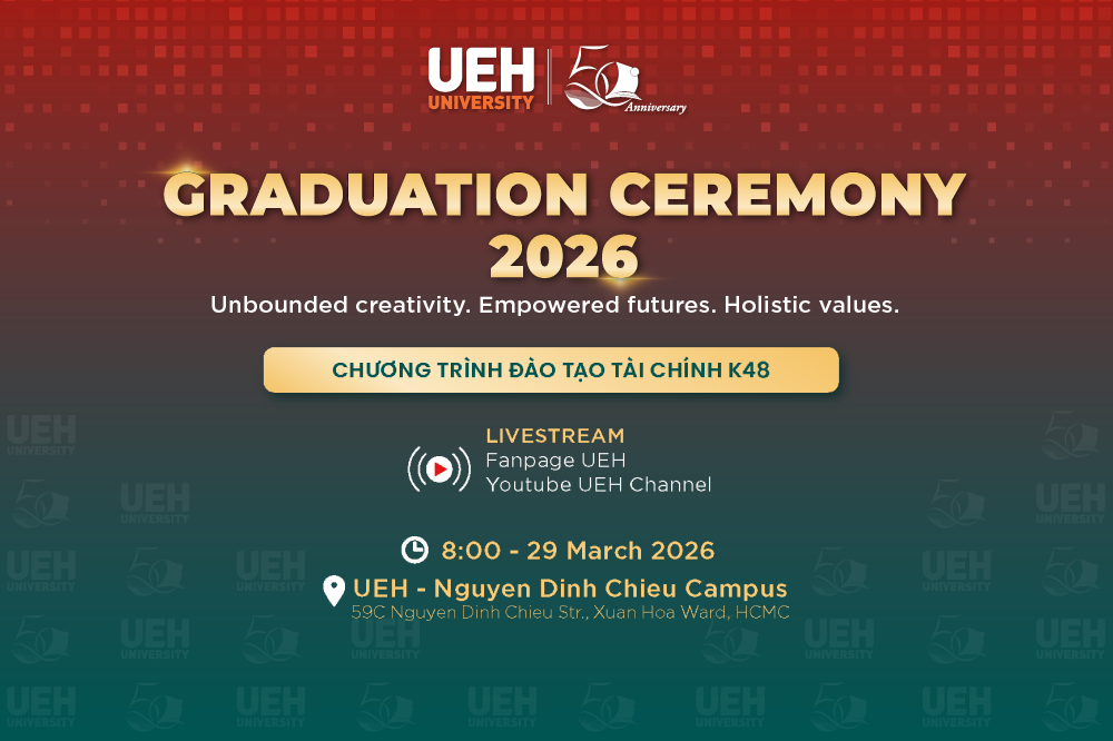 [LIVE] Lễ Tốt nghiệp UEH Chương trình đào tạo Tài chính Khóa 48