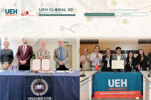 [UEH 50 Global Partners] UEH ký kết hợp tác với Oxford EMI, chính thức triển khai chương trình đào tạo EMI tại Việt Nam