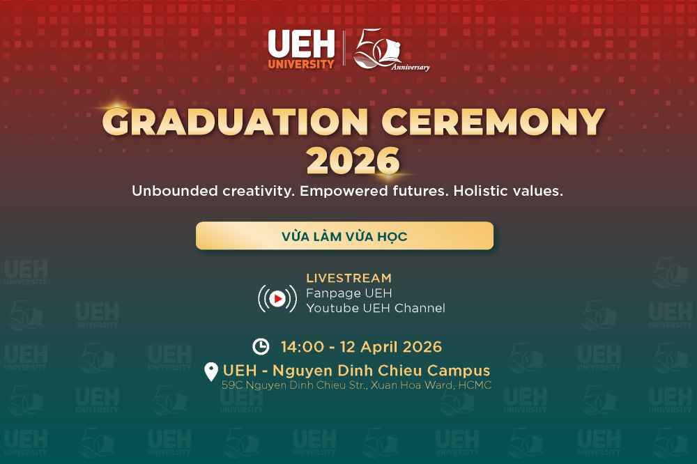[LIVE] Lễ Tốt nghiệp UEH Hệ đào tạo Vừa làm vừa học