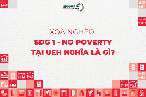 [Green Monday Series] Xóa nghèo (SDG 1 - No Poverty) tại UEH nghĩa là gì?