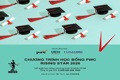 Học bổng Rising Star 2026 chính thức trở lại – sẵn sàng bứt tốc sự nghiệp từ khi còn trên ghế nhà trường