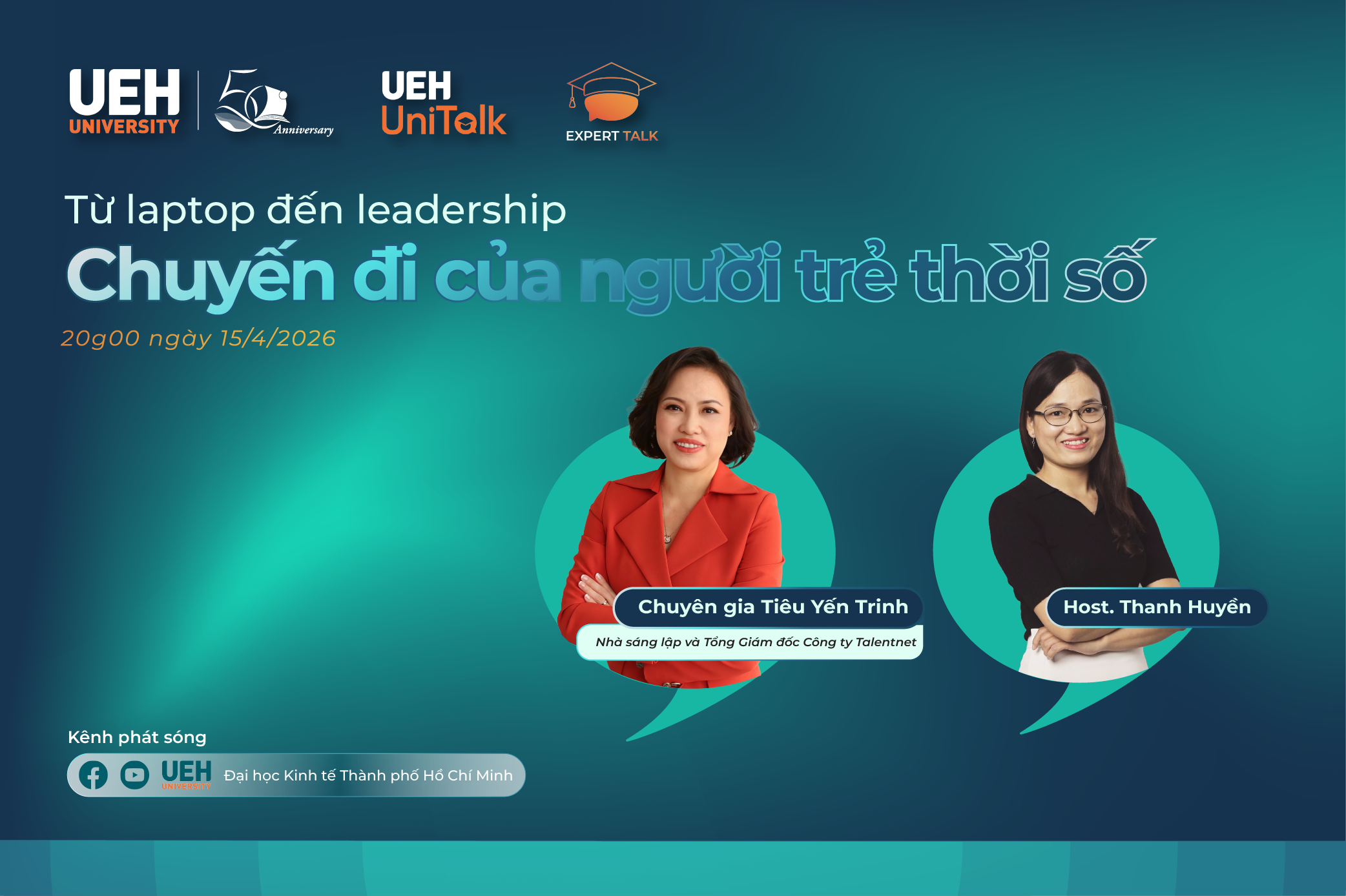 [LIVE] Expert Talk Tập 6: Từ laptop đến leadership: Chuyến đi của người trẻ thời số 