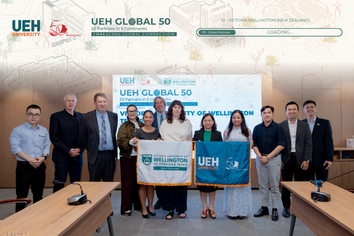 [UEH 50 Global Partners] UEH thắt chặt mối quan hệ hợp tác chiến lược với Đại học Victoria Wellington (New Zealand)