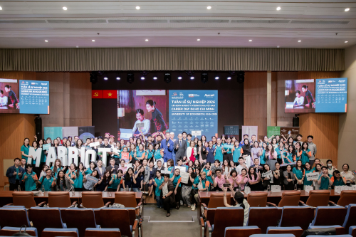 UEH tổ chức Ngày hội việc làm ngành Khách sạn cùng Marriott International: Định hình hành trình trở thành nhà quản lý cấp cao