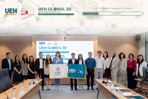 [UEH 50 Global Partners] Thúc đẩy hợp tác học thuật và đổi mới giáo dục giữa City St George’s, University of London và UEH