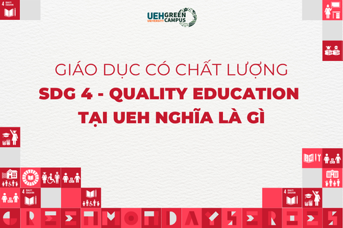 [Green Monday Series] Giáo dục có chất lượng (SDG 4 - Quality Education) tại UEH nghĩa là gì?