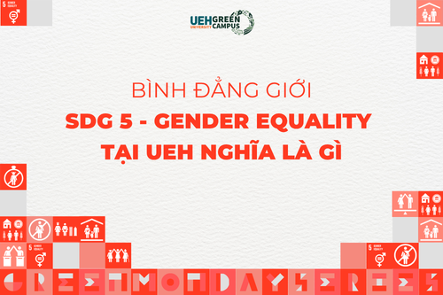 [Green Monday Series] Bình đẳng giới (SDG 5 - Gender Equality) tại UEH nghĩa là gì?