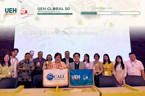 [UEH 50 Global Partners] UEH tăng cường hợp tác học thuật quốc tế thông qua lễ ký kết MOU với PacCALL tại GloCALL 2026