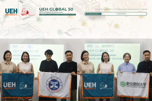 [UEH 50 Global Partners] Khởi đầu kết nối giữa Viện Đô thị thông minh và quản lý, Đại học Khoa học Tokyo (Nhật Bản) và Đại học Yuan Ze (Đài Loan)