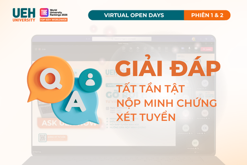 Các thắc mắc thường gặp khi nộp minh chứng xét tuyển Đại học chính quy UEH 2026