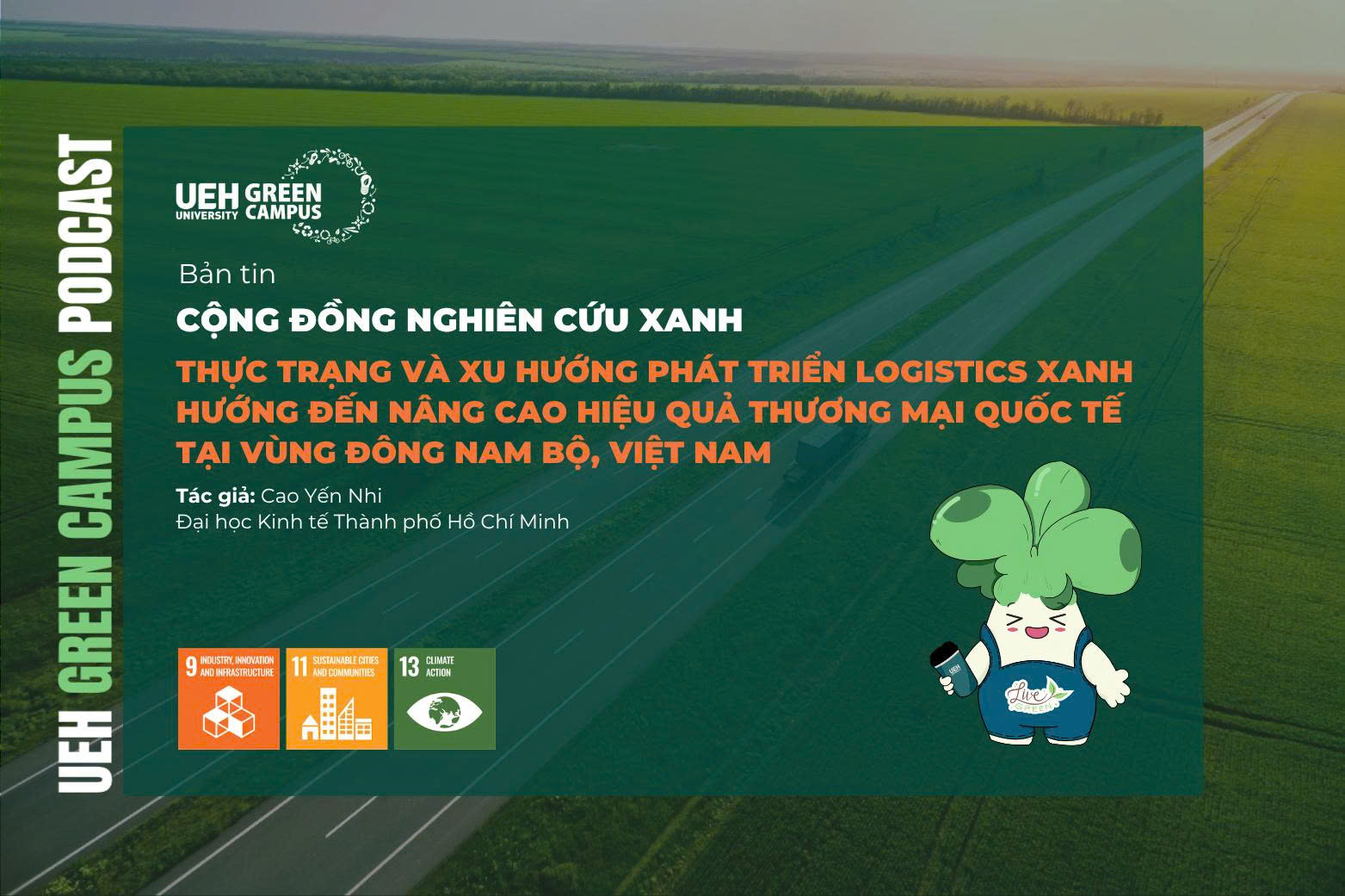 [Research Contribution] Thực trạng và xu hướng phát triển logistics xanh hướng đến nâng cao hiệu quả thương mại quốc tế tại vùng Đông Nam Bộ, Việt Nam