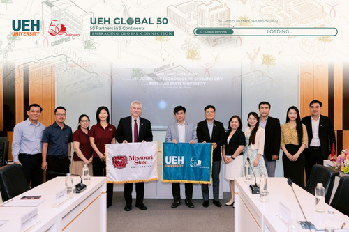 [UEH 50 Global Partners] UEH mở rộng hợp tác chiến lược với Đại học Missouri State (Mỹ) trong các lĩnh vực đào tạo, nghiên cứu và phát triển mạng lưới học thuật quốc tế