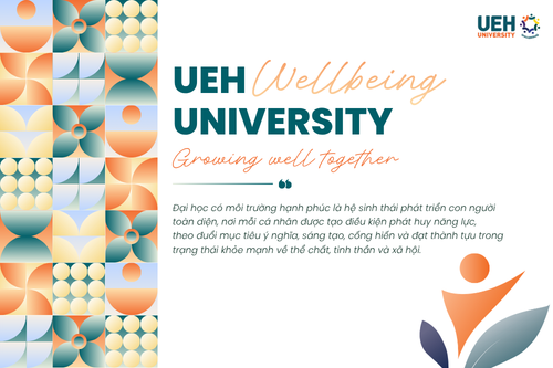 Ra mắt dự án “UEH Wellbeing University”: Hành trình chủ động kiến tạo đại học có môi trường hạnh phúc toàn diện (Wellbeing)