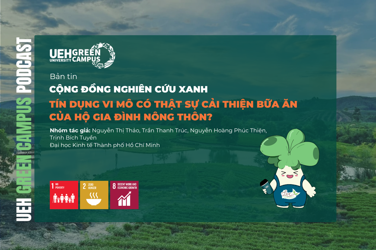 [Research Contribution] Tín dụng vi mô có thật sự cải thiện bữa ăn của hộ gia đình nông thôn?