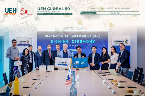 [UEH 50 Global Partners] UEH và Sunway University (Malaysia) tái ký kết hợp tác chiến lược: Kiến tạo hệ sinh thái giáo dục toàn cầu vì trải nghiệm học tập quốc tế của người học
