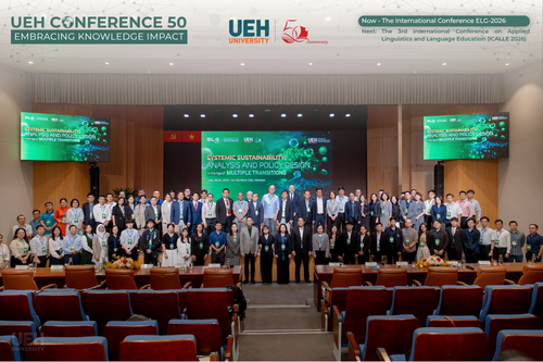 [UEH CONFERENCE 50] Hội thảo Quốc tế ELG 2026: Phân tích và Thiết kế chính sách hướng tới phát triển bền vững mang tính hệ thống trong kỷ nguyên chuyển đổi đa chiều