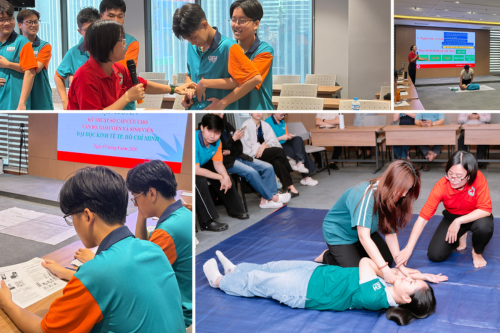 [UEH Wellbeing - Flourishing University] UEH trang bị kiến thức, kỹ năng sơ cấp cứu, góp phần xây dựng cộng đồng Đại học có môi trường hạnh phúc toàn diện