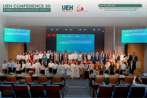 [UEH CONFERENCE 50] Khai mạc Hội thảo quốc tế ICBS 2026 với chủ đề: “Sustainable Value Creation in an AI-Driven Business Landscape”