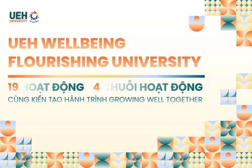 UEH Wellbeing - Flourishing University: 19 hoạt động, 4 chuỗi hành động cùng kiến tạo hành trình “Growing Well Together”
