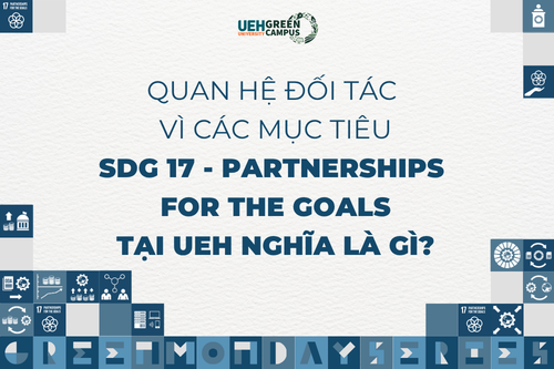 [Green Monday Series] Quan hệ đối tác vì các mục tiêu (SDG 17 - Partnerships for the Goals) tại UEH nghĩa là gì?