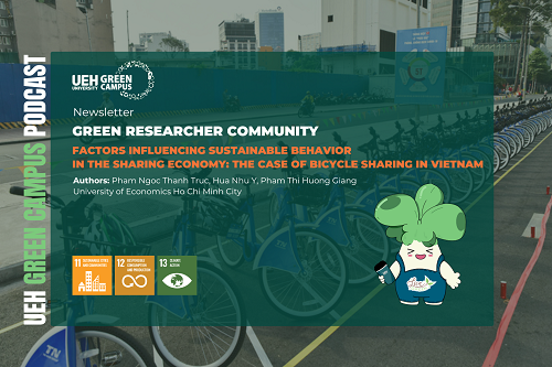 [Contribution Research] Factors influencing sustainable behavior in the sharing economy: The case of bicycle sharing in Vietnam