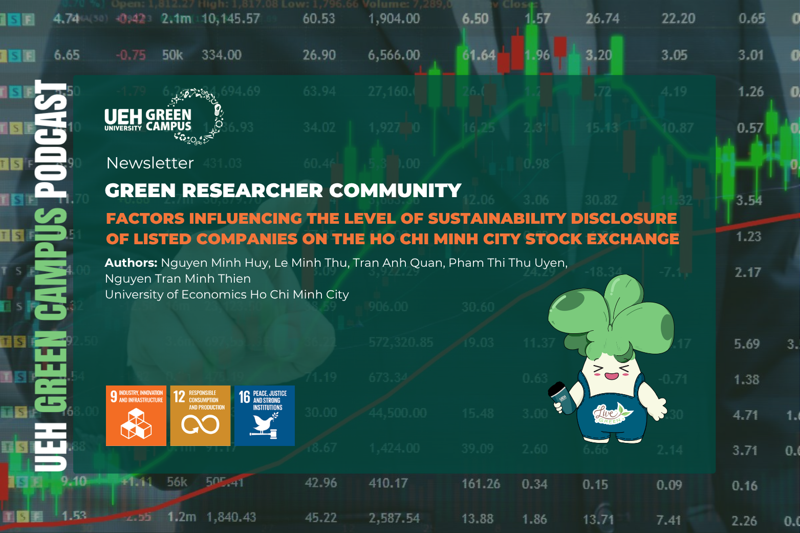 [Research Contribution] Factors influencing the level of sustainability disclosure of listed companies on the Ho Chi Minh City stock exchange