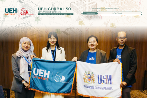 [UEH 50 Global Partners] UEH College of Technology and Design (CTD) Strengthens Strategic Cooperation with Universiti Sains Malaysia