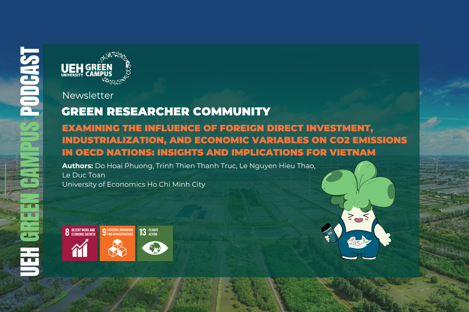 [Research Contribution] Examining the Influence of Foreign Direct Investment, Industrialization, and Economic Variables on CO2 Emissions in OECD Nations: Insights and Implications for Vietnam