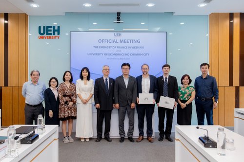 University of Economics Ho Chi Minh City (UEH) promotes strategic cooperation with the French Embassy