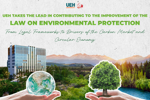 UEH Takes the Lead in Contributing to the Improvement of the Law on Environmental Protection: From Legal Frameworks to Drivers of the Carbon Market and Circular Economy