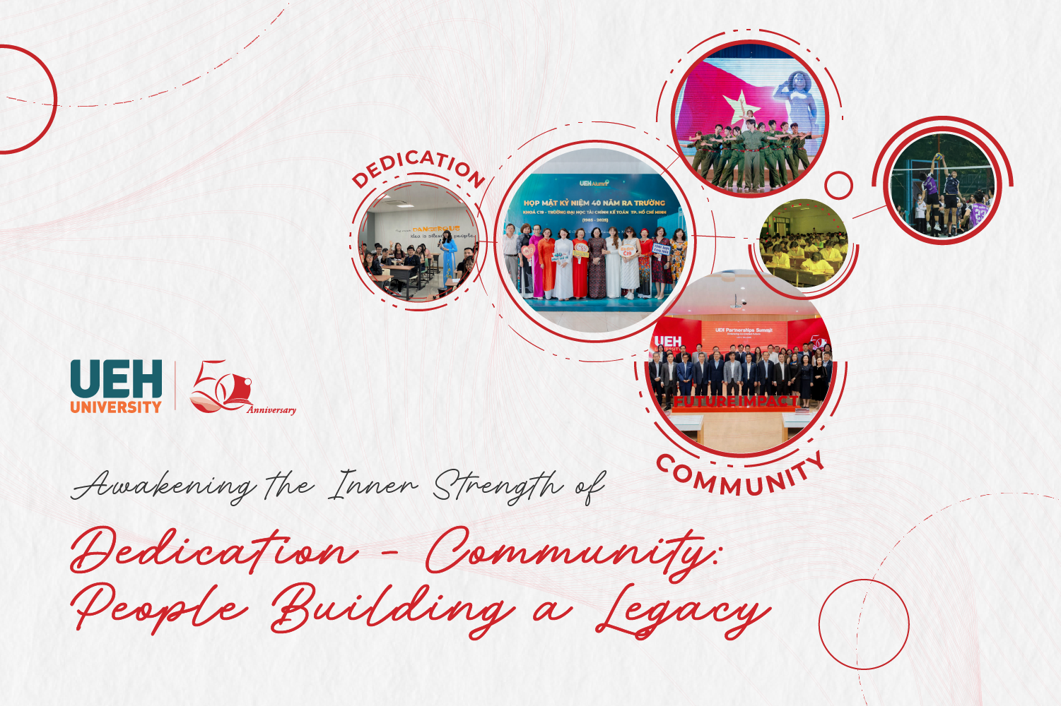 [UEH 50 Years] Awakening the Inner Strength of “Dedication - Community”: People Building a Legacy