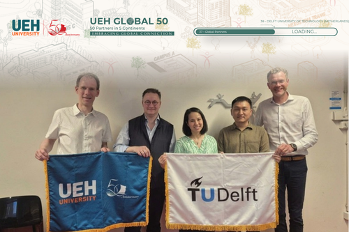 [UEH 50 Global Partners] UEH strengthens multilateral collaboration with universities, businesses, and local governments in the Netherlands