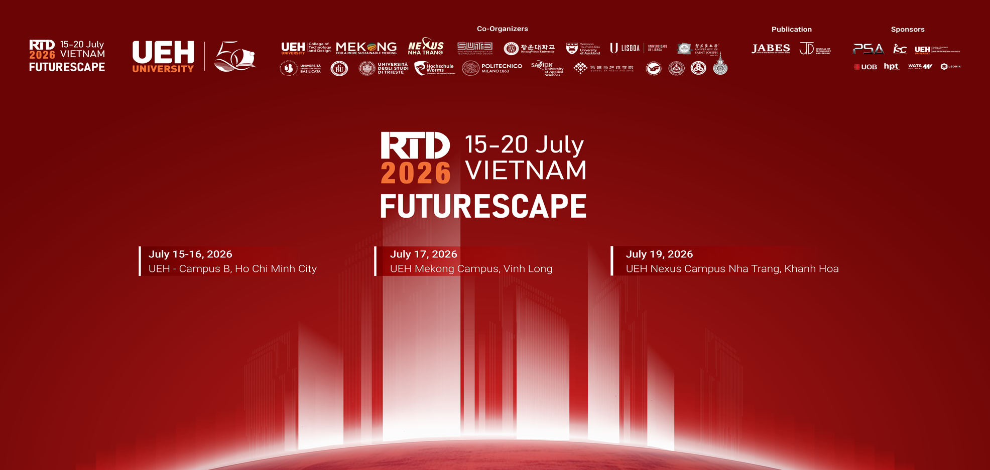 [Coming on July 17, 2026 at UEH Mekong] RTD 2026 International Conference with the theme "FutureScape: Adaptation and Social Innovation"