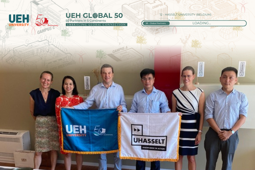 [UEH 50 Global Partners] UEH Promotes Comprehensive Strategic Cooperation with Hasselt University (Belgium)