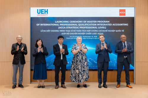 UEH launches Master Program of International Qualification Integrated Accounting (ACCA Strategic Professional Level, marking a new milestone in strategic cooperation with ACCA